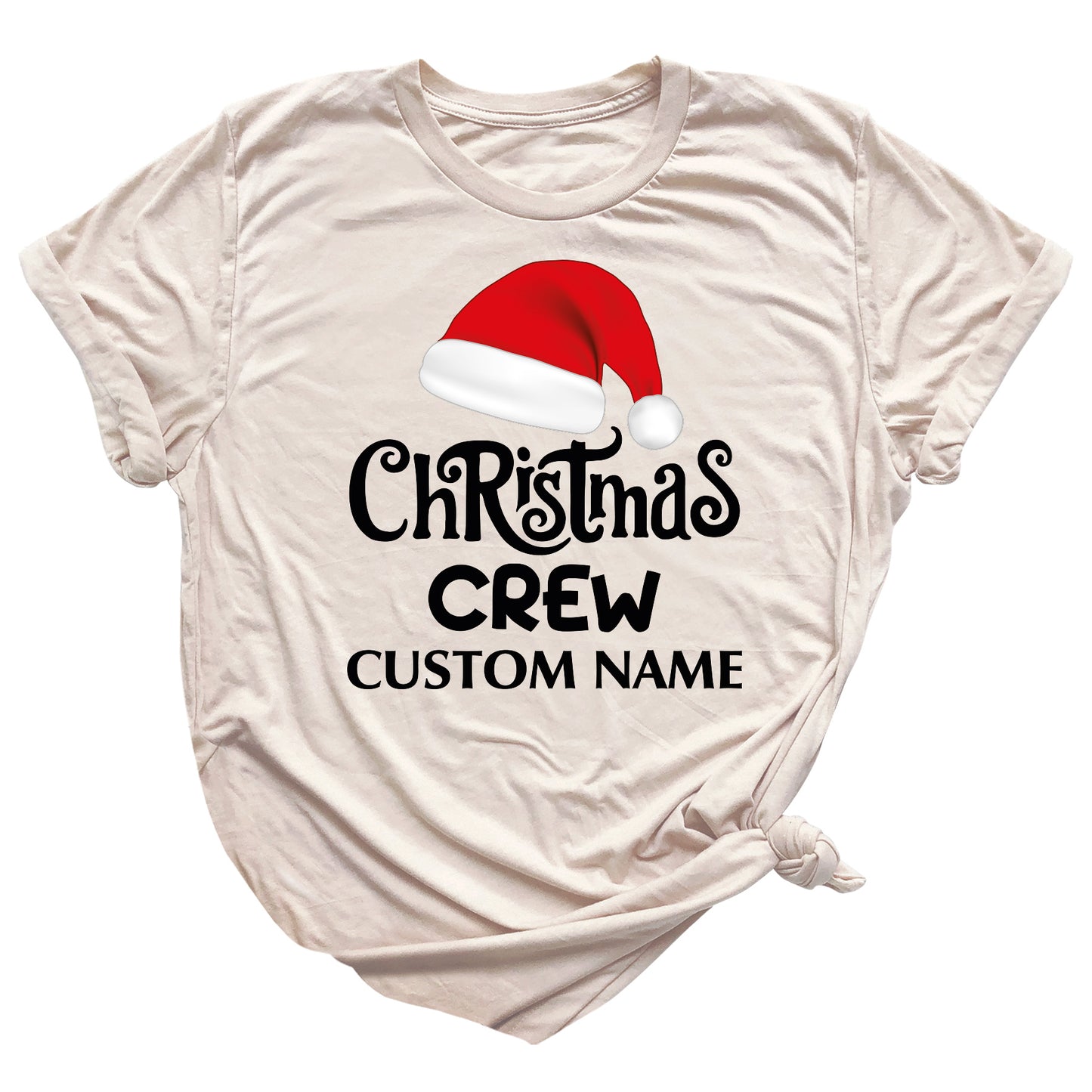 Custom Christmas Crew 2025 Shirt – Matching Family Holiday Tee, Personalized Christmas Shirts