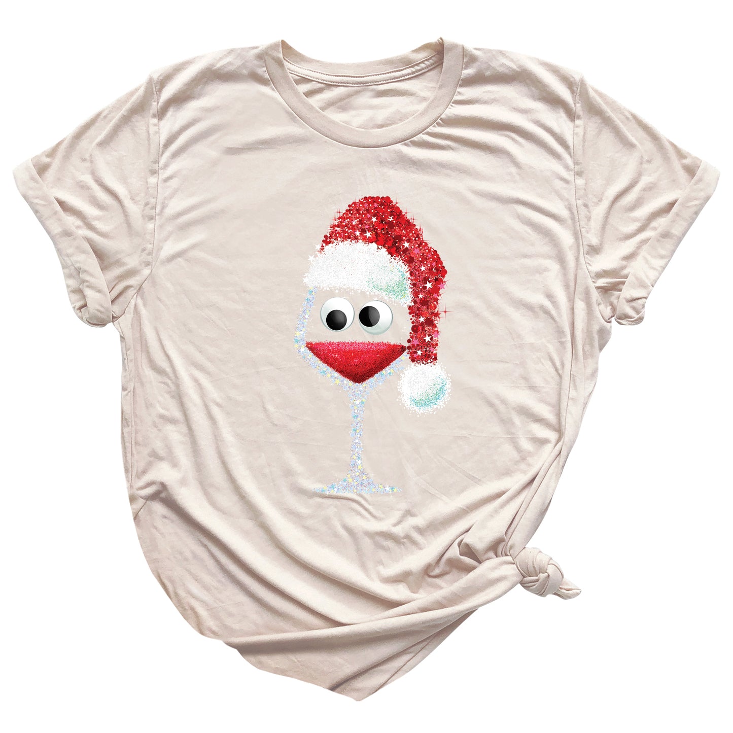 Funny Christmas Wine Shirt – Women’s Xmas Party Tee, Wine Lover Holiday Top, Drinking Holiday Shirt