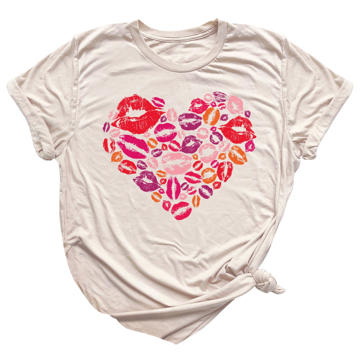 Heart Lips Valentine Shirt – Cute Kissing Lips Love Tee