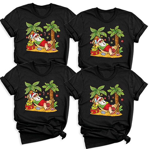 Tropical Christmas Beach Shirt