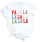 Christmas Fa La La Shirt – Music Lover Holiday Party Tee