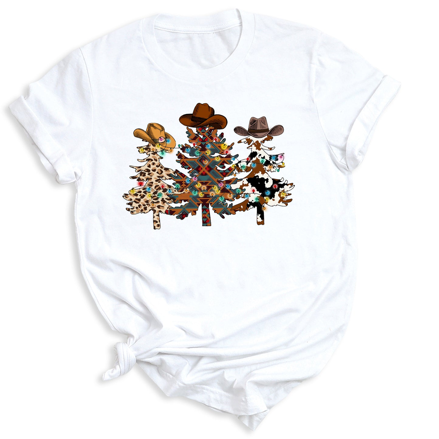 Christmas Cowboy Shirt – Western Santa Holiday Party Tee