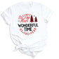Christmas Vacation T-Shirt – It’s the Most Wonderful Time of the Year Vintage Holiday Tee, Matching Family Winter Travel Shirt