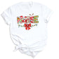 Christmas Nurse Shirt – Nursing Santa Hat Tee, Cute Xmas Bow Top, Nurse Appreciation Holiday Gift