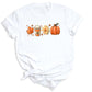 Thanksgiving Shirt with Leaves & Pumpkin – Retro Fall Coffee Lovers Tee