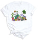 Halloween Ghost Plant Shirt – Garden Lover Tee | Cactus & Succulent Botanical Shirt