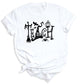 Halloween Teach T-Shirt – Cute Pumpkin School Shirt, Fall Teacher Tee for Spooky Season