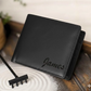 Personalized RFID Leather Wallet for Men – Engraved Gift