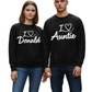 I Love You Custom Name Sweatshirt – Matching Valentine Couple Gift