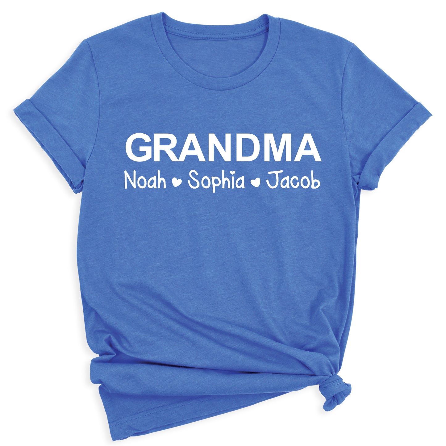 Personalized Grandma & Grandpa Shirt with Kids Names – Custom Mimi T-Shirt