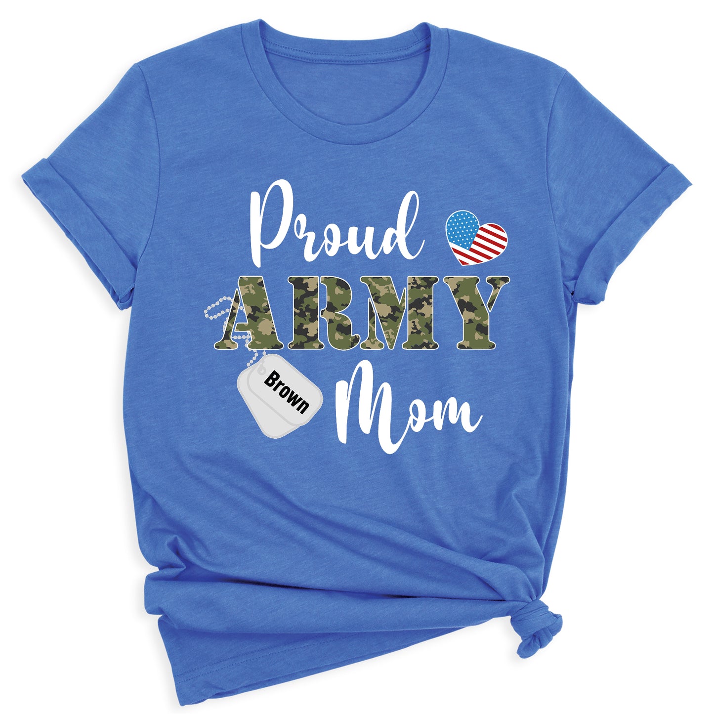 Custom Proud Army Mom Shirt – Mom Patriotic T-Shirt