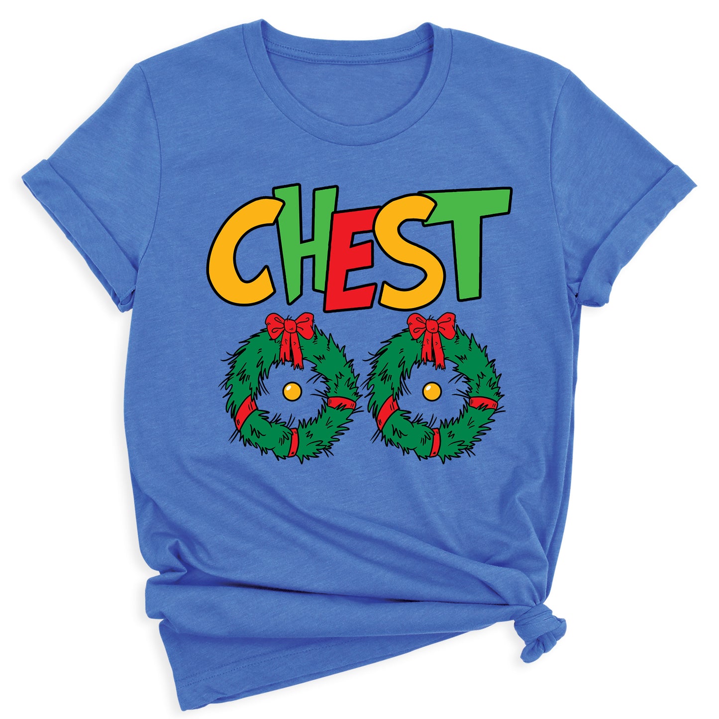 Christmas Chest Nuts Couple Shirts – Funny Matching Holiday Tees for Men & Women, Sarcastic Xmas Party Outfit, Boyfriend Girlfriend Gift