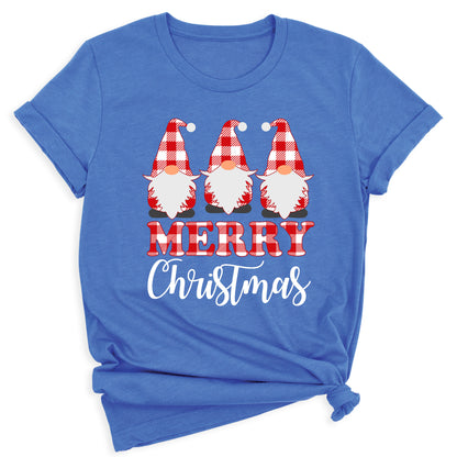 Gnomes Buffalo Plaid Christmas Shirt – Matching Family Xmas Tee – Merry Gnomes Holiday Shirt