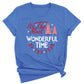 Christmas Vacation T-Shirt – It’s the Most Wonderful Time of the Year Vintage Holiday Tee, Matching Family Winter Travel Shirt