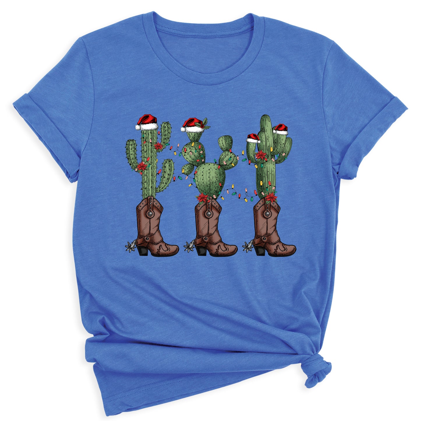 Christmas Cacti Shirt – Cowboy & Cowgirl Western Holiday Tee
