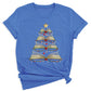 Books Tree Christmas Shirt – Book Lover Holiday Bookworm Tee