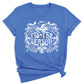 Tis the Season Halloween Shirt – Skull & Ghost Tee | Spooky Season Party Shirt