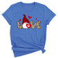 Love Buffalo Plaid Gnome Valentine Shirt Cute Red Heart Tee