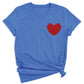 Red Roses Heart Shirt – Valentine Floral Love Tee for Women