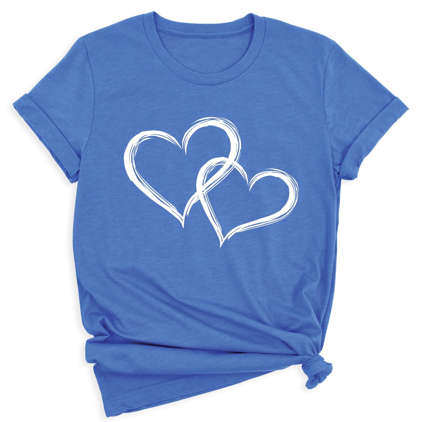 Valentine’s Day Heart Shirt – Retro Love Tee for Couples & Women