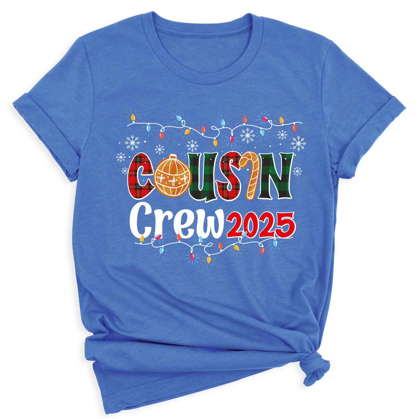 Cousin Crew 2025 Christmas Shirt – Matching Family Holiday Tee, Christmas Cousins T-Shirt