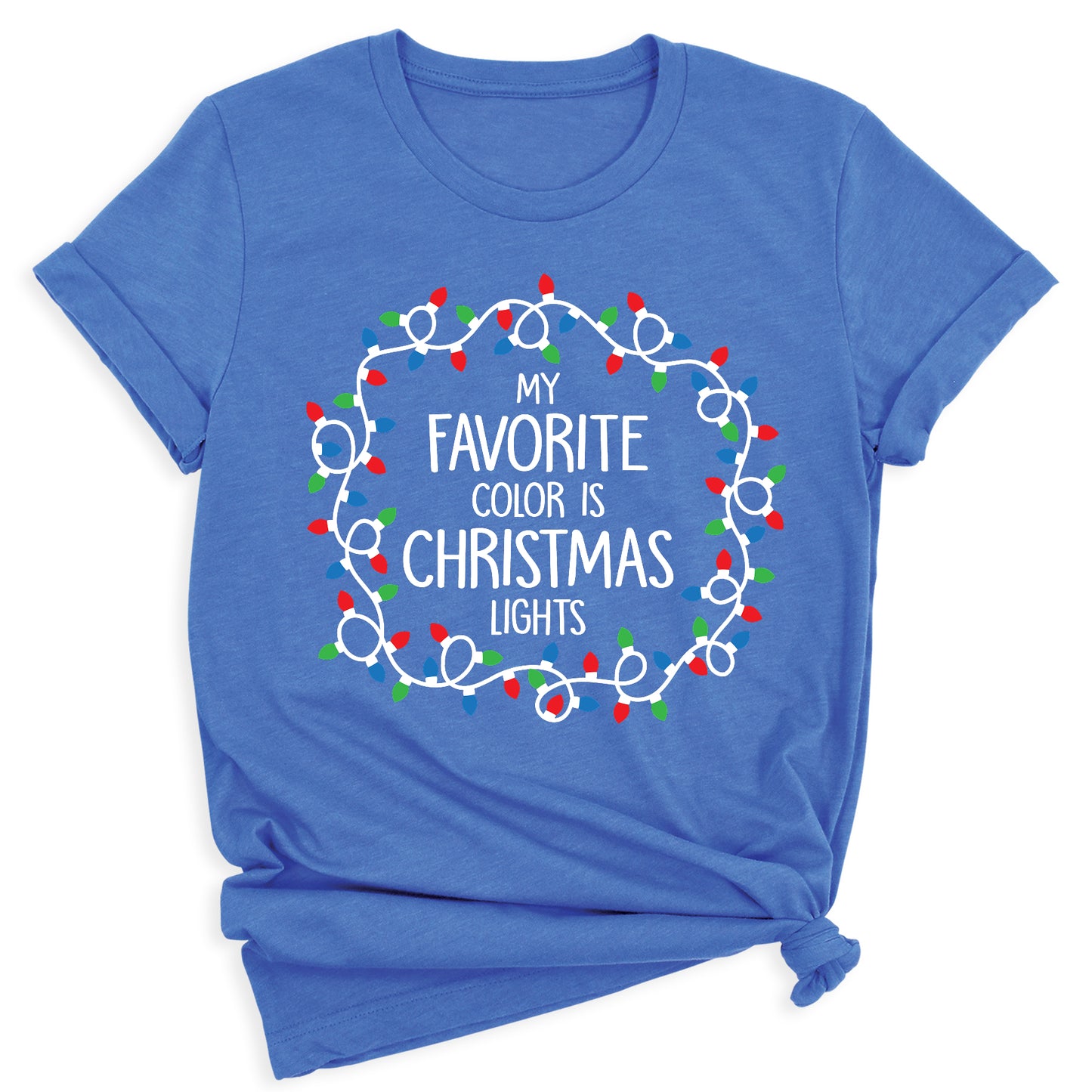 Christmas Lights Shirt – My Favorite Color is Christmas Lights Tee