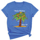 Custom Family Christmas Tree Shirts – Matching Christmas T-Shirts with Personalized Name & Year | Holiday Family Outfit