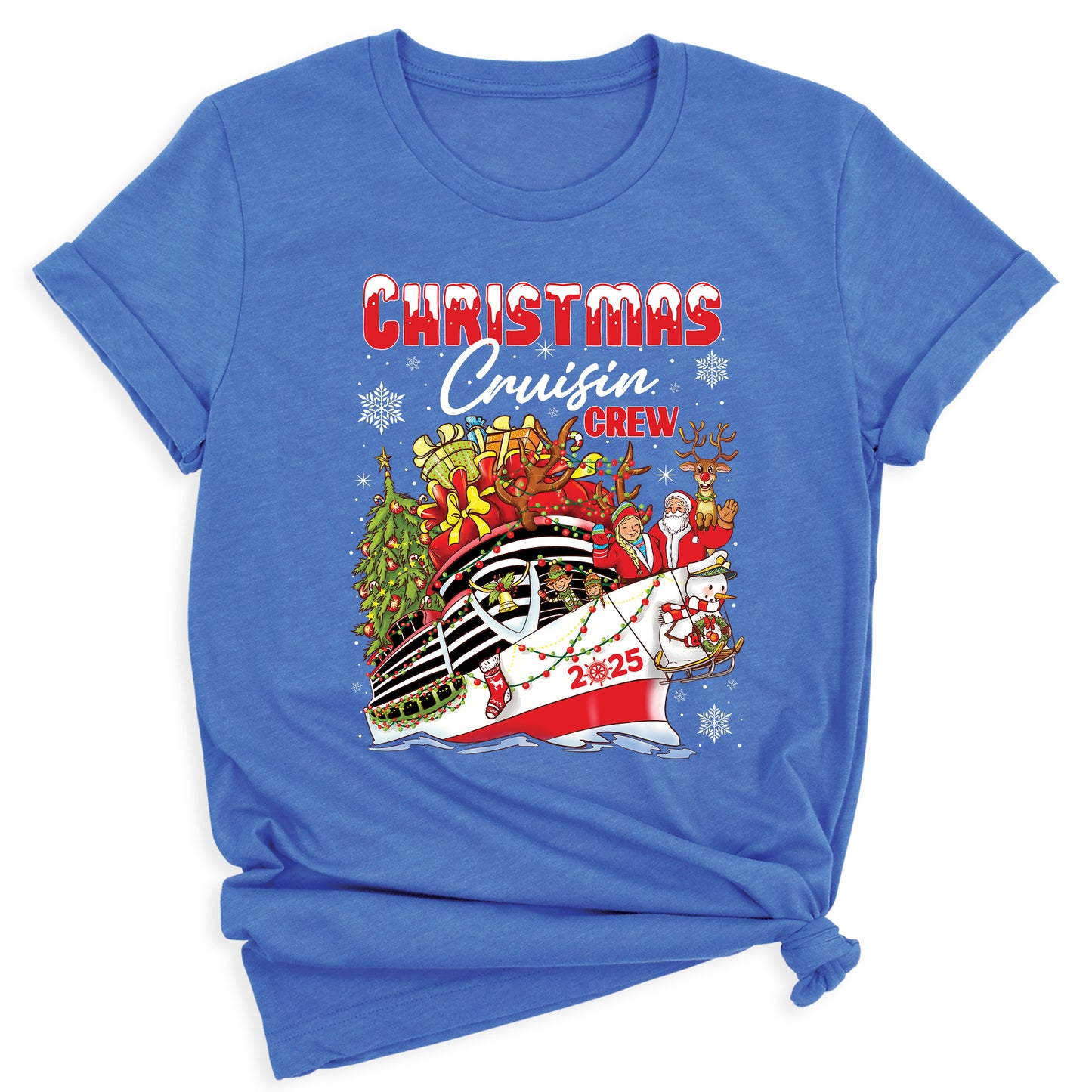 Christmas Cruisin Crew 2025 Shirt – Family Vacation Cruise Tee