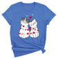 Valentine’s Day Cat Shirt for Couples – Cute Cats with Hearts Tee