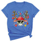 Football Christmas Shirt – Sports Xmas Lights Tee for Game Day