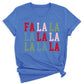 Christmas Fa La La Shirt – Music Lover Holiday Party Tee