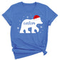 Matching Family Bear Christmas Shirts – Custom Holiday Bear Tees for Mom, Dad & Kids | Personalized Xmas Family Outfits
