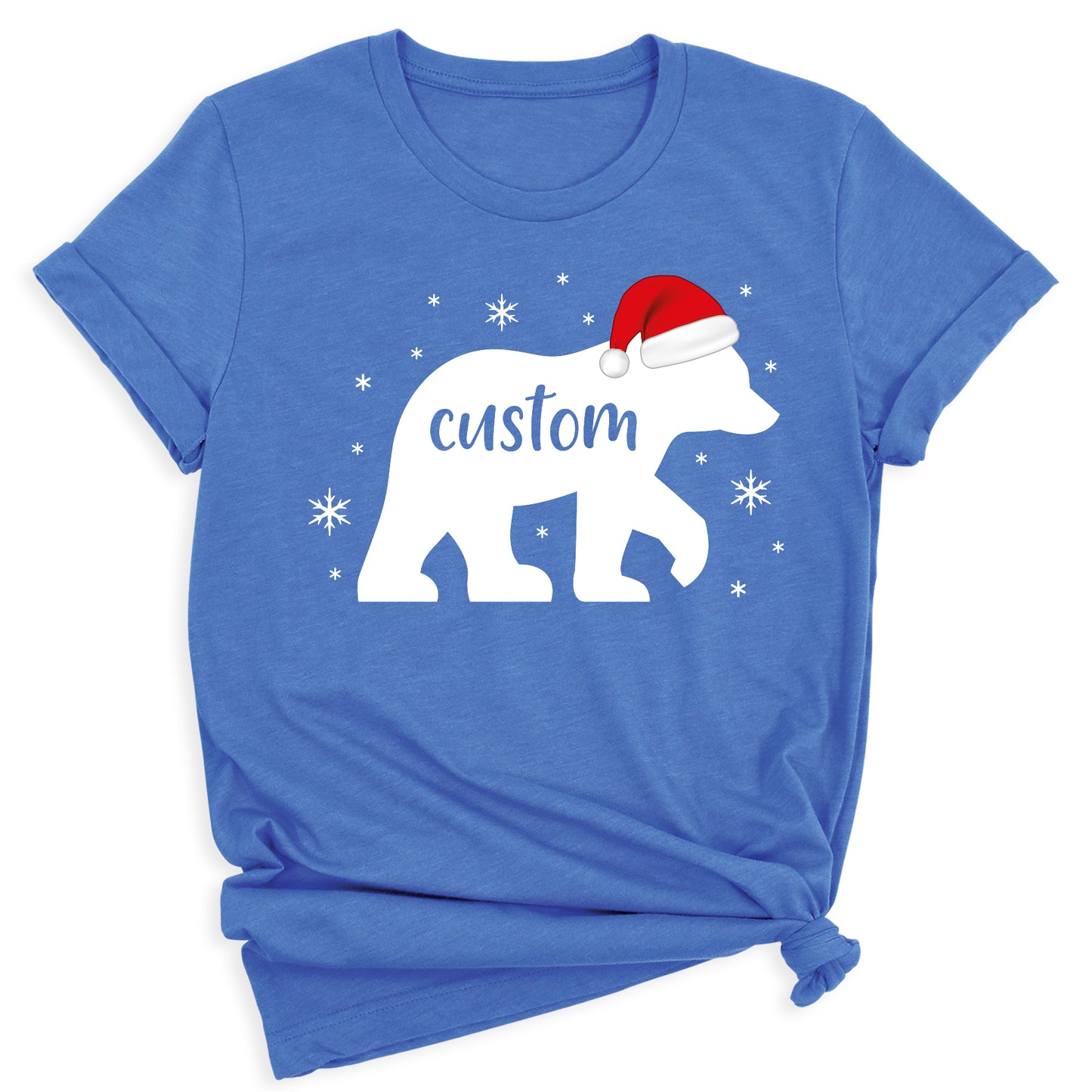 Matching Family Bear Christmas Shirts – Custom Holiday Bear Tees for Mom, Dad & Kids | Personalized Xmas Family Outfits