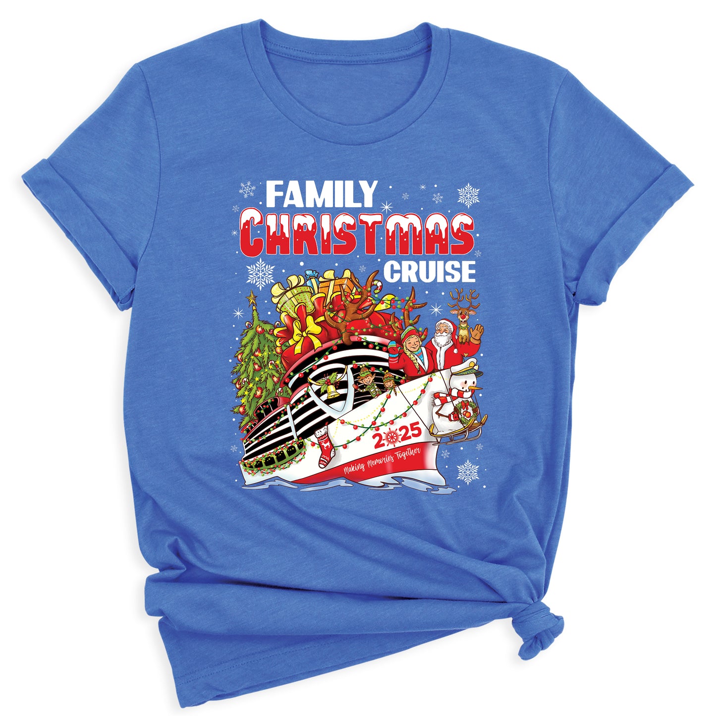 Christmas Family Cruise Shirt – Custom Holiday Vacation Tee, Matching Cruise Crew Santa Shirt for Family Trip