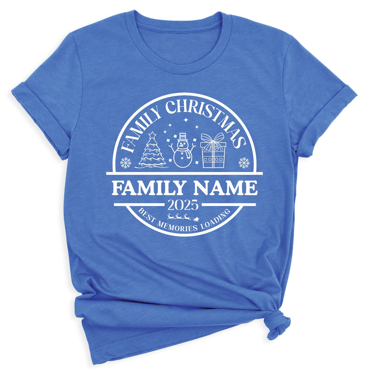 Christmas Custom Matching Family Name Shirts – Personalized Family Christmas T-Shirts & Group Tees