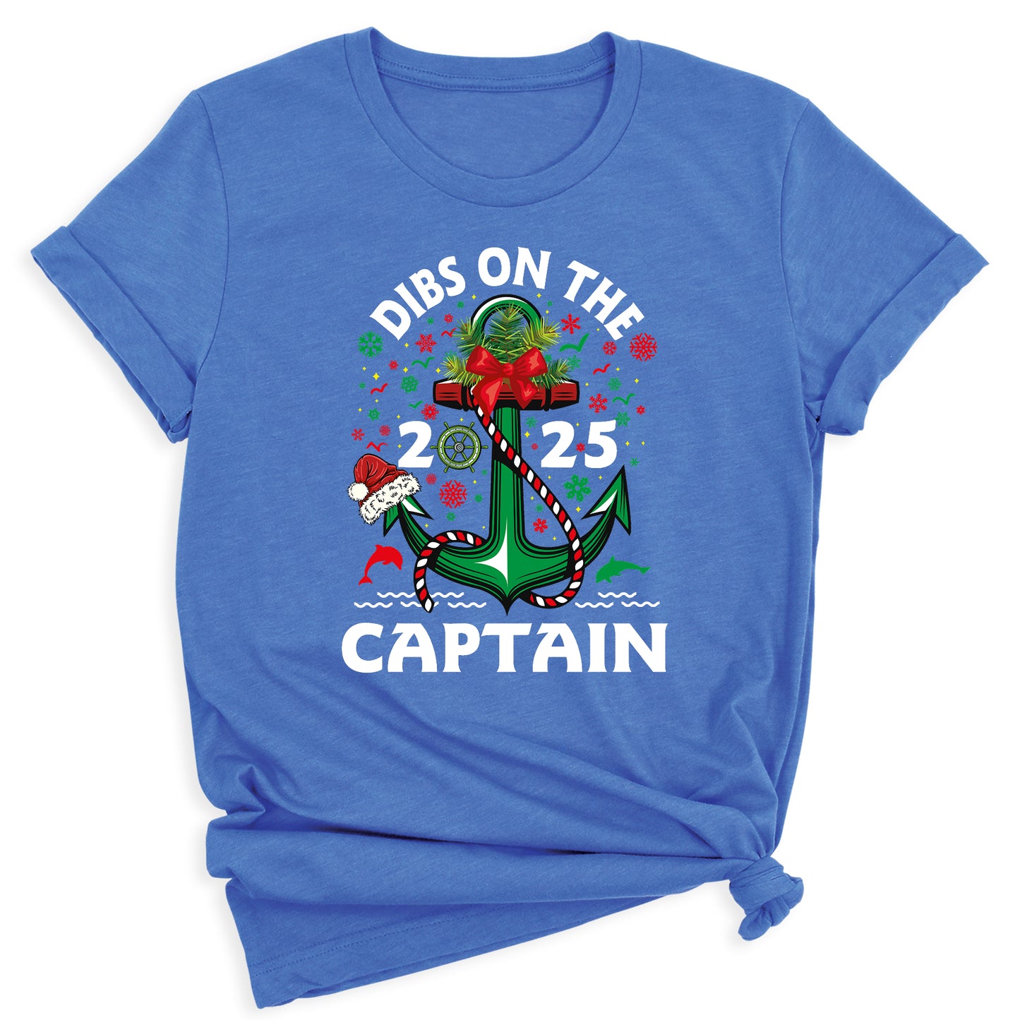 Christmas Dibs on the Captain Shirt – Nautical Christmas Tee for Boat Lovers | Captain Cruise Holiday T-Shirt 2025