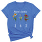 Personalized Birth Month Flower Mom Shirt – Custom Mama’s Garden Tee with Kids Names