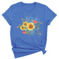 Botanical Sunflower Shirt – Summer & Fall Flower Tee