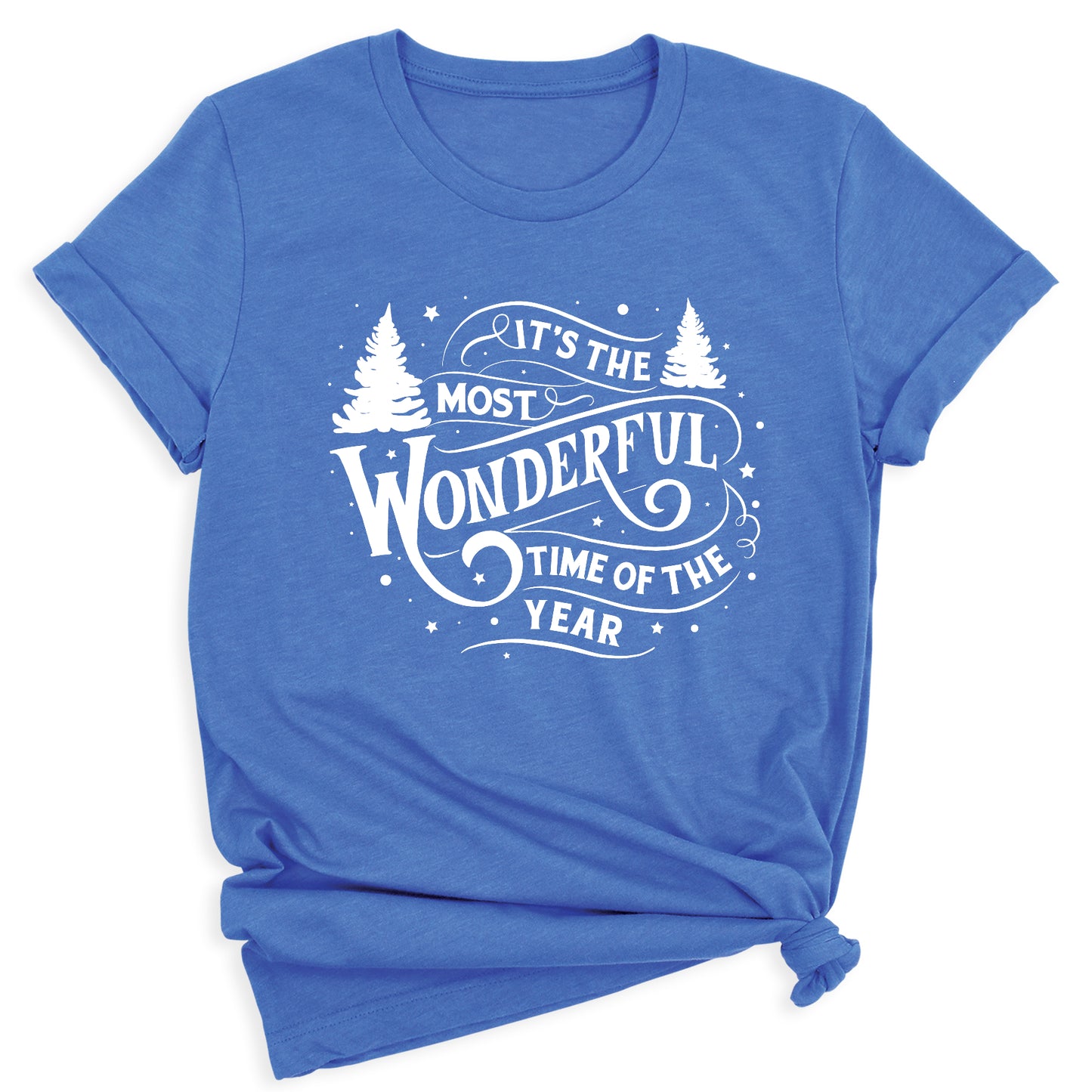 Most Wonderful Time of the Year Christmas T-Shirt – Holiday Graphic Tee, Winter Vacation & Family Matching Shirt