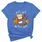 Just a Girl Who Loves Fall Shirt – Cute Pumpkin Autumn Vibes Tee
