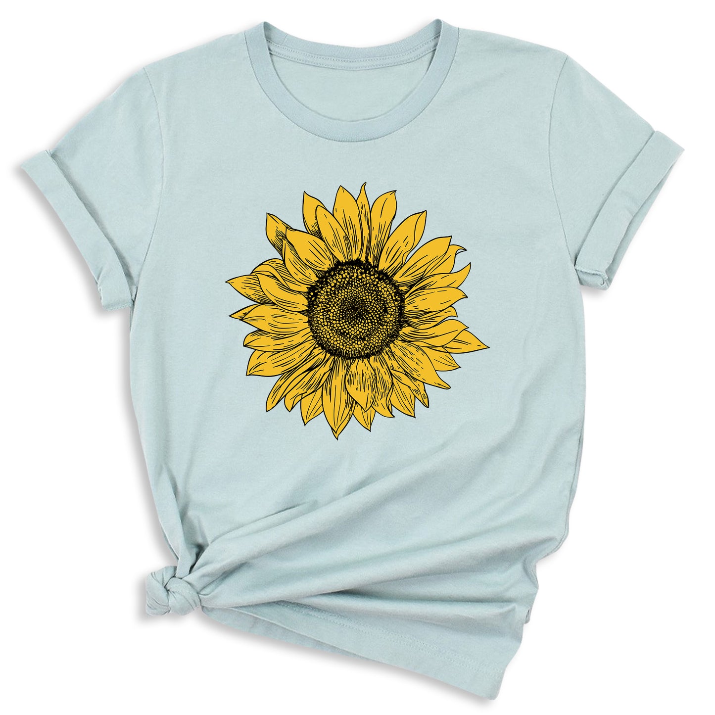Cute Sunflower Shirt – Flower Garden Graphic Tee for Women, Mother's Day Gift