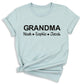 Personalized Grandma & Grandpa Shirt with Kids Names – Custom Mimi T-Shirt