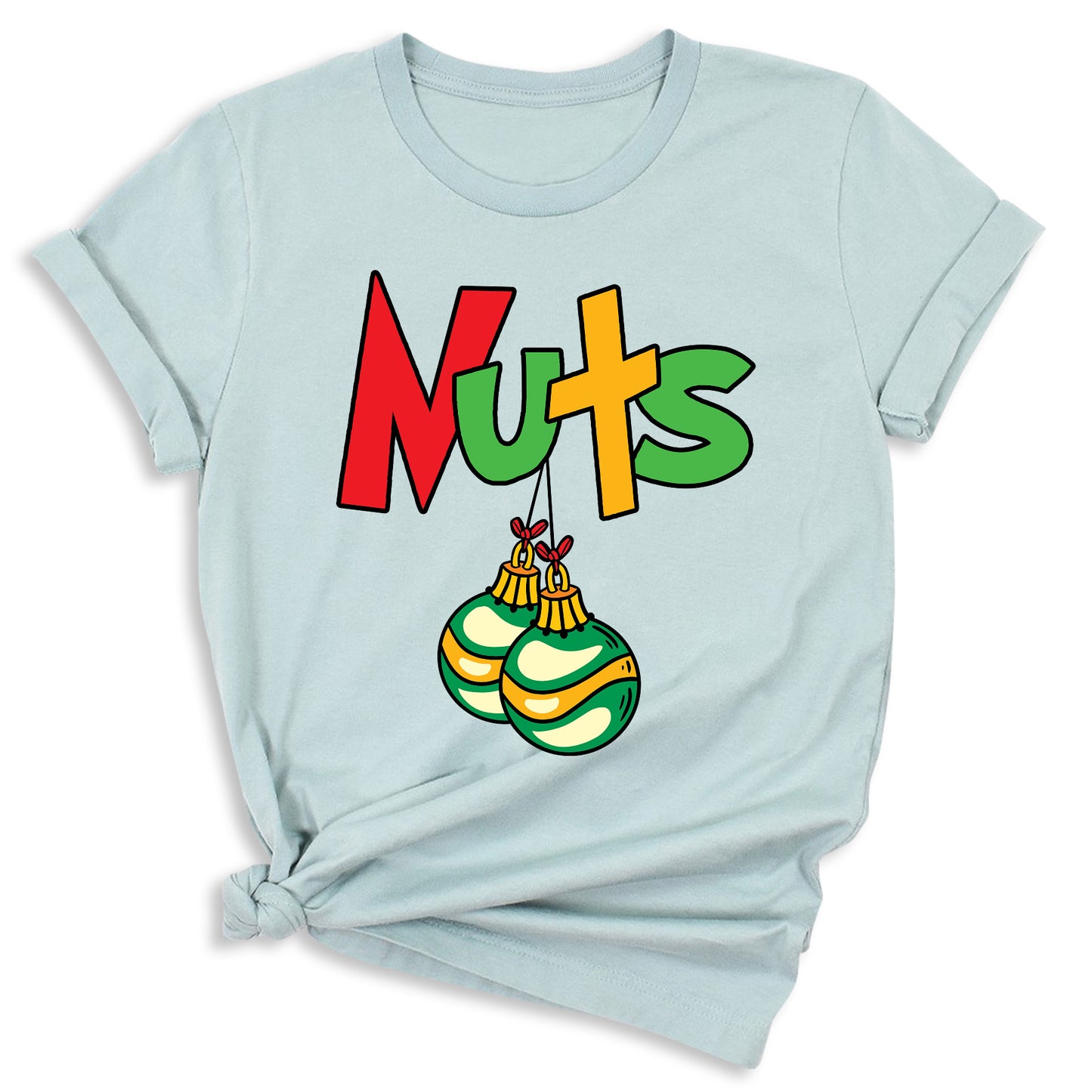 Christmas Chest Nuts Couple Shirts – Funny Matching Holiday Tees for Men & Women, Sarcastic Xmas Party Outfit, Boyfriend Girlfriend Gift