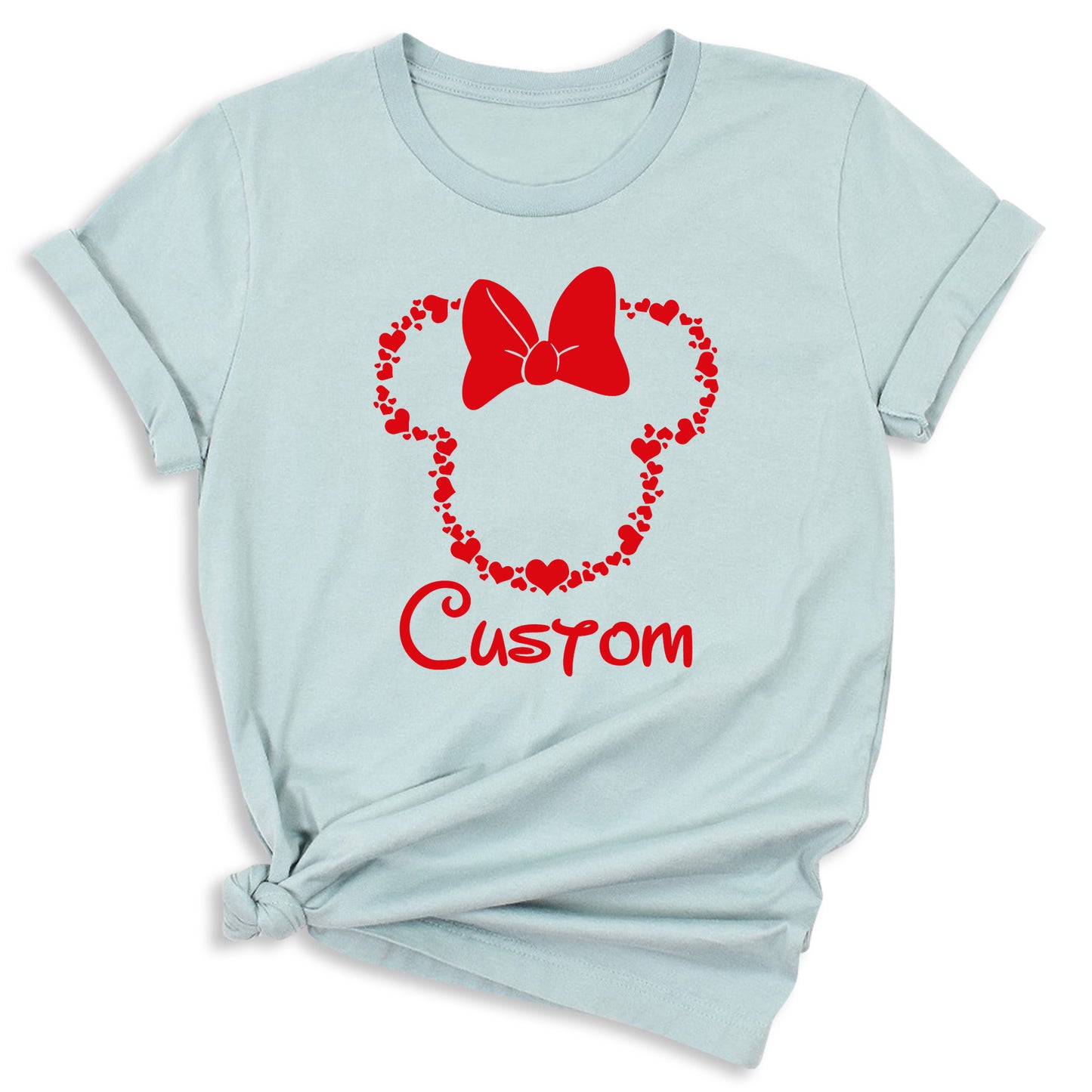 Custom Mickey Minnie Valentine Shirt – Disney Couple Matching Tee