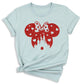 Glitter Mickey Minnie Couple Shirt – Disney Valentine Family Tee