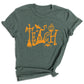 Halloween Teach T-Shirt – Cute Pumpkin School Shirt, Fall Teacher Tee for Spooky Season