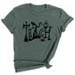 Halloween Teach T-Shirt – Cute Pumpkin School Shirt, Fall Teacher Tee for Spooky Season