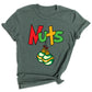 Christmas Chest Nuts Couple Shirts – Funny Matching Holiday Tees for Men & Women, Sarcastic Xmas Party Outfit, Boyfriend Girlfriend Gift