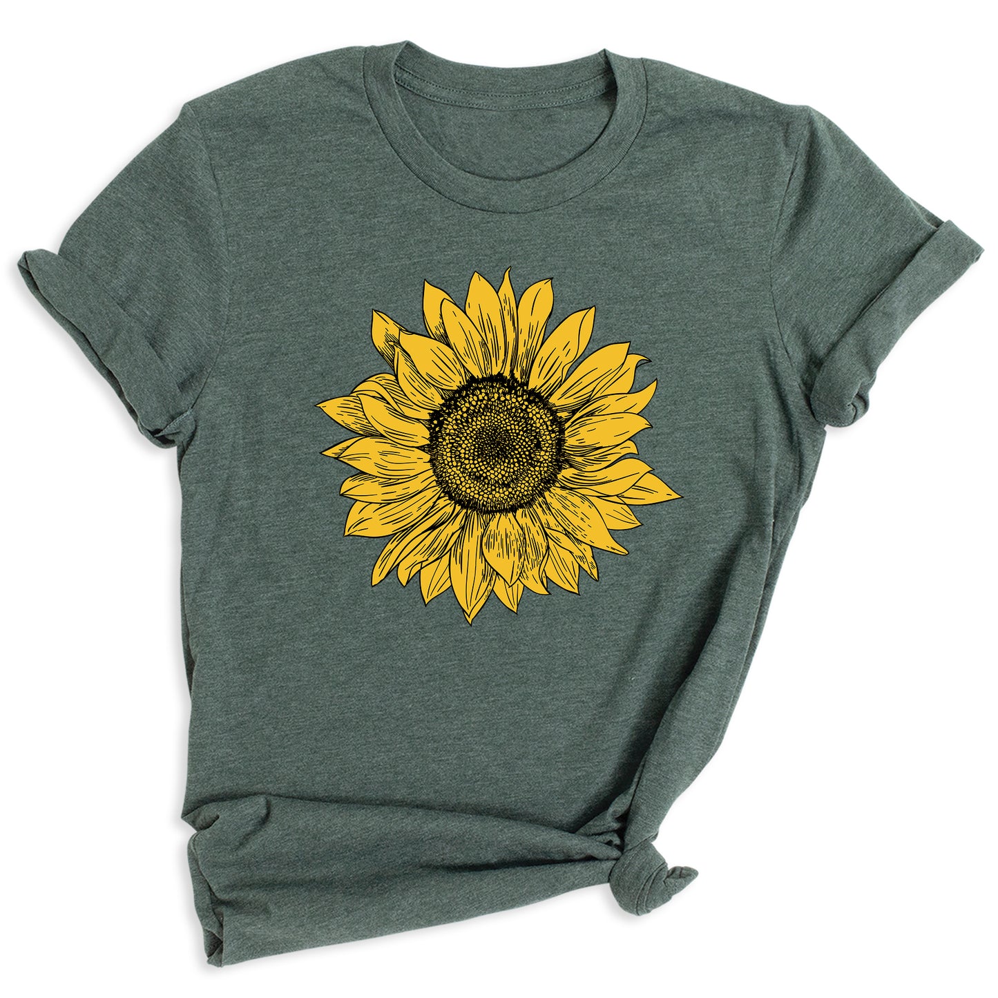 Cute Sunflower Shirt – Flower Garden Graphic Tee for Women, Mother's Day Gift