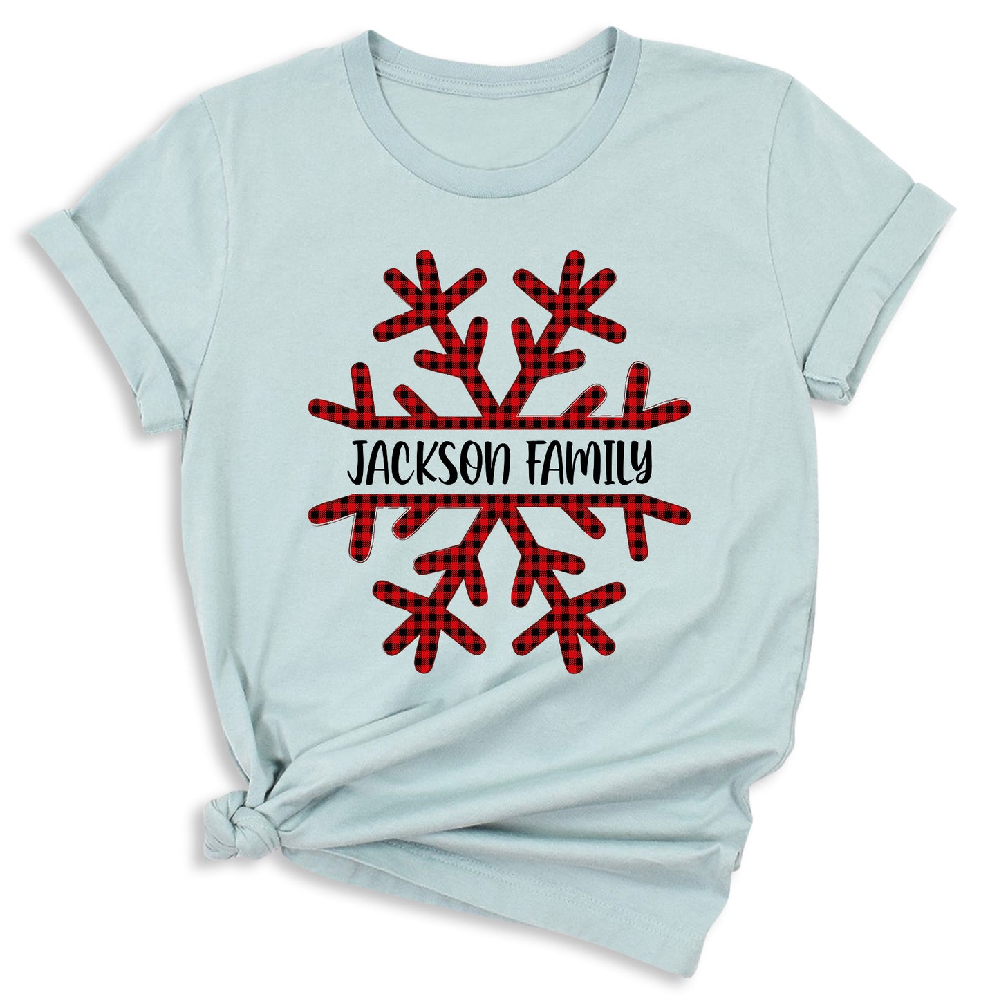 Custom Christmas Snowflake Shirts | Matching Family Holiday Tees